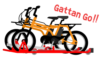 桜咲くガッタンゴーと北陸ドライブ旅 レールマウンテンバイク Gattan Go